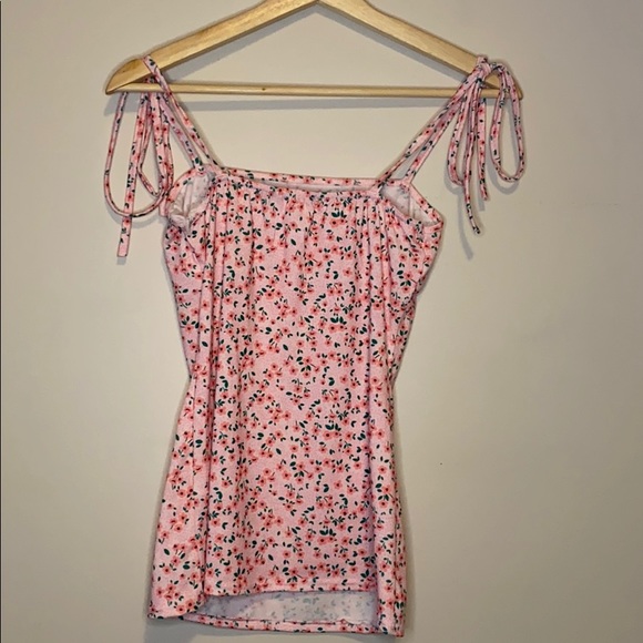 BOOHOO - tie up floral shirt - Picture 2 of 3